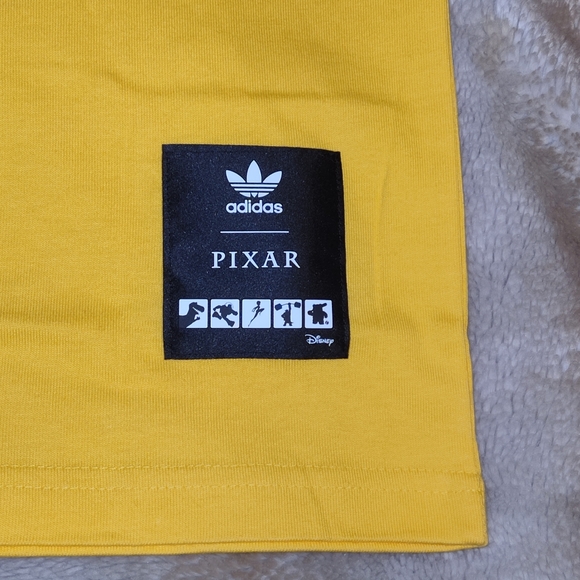 adidas | Shirts | Adidas Pixar Manga Short Sleeve Yellow Tee Toy Story  Hc6926 Mens Size Mediu | Poshmark